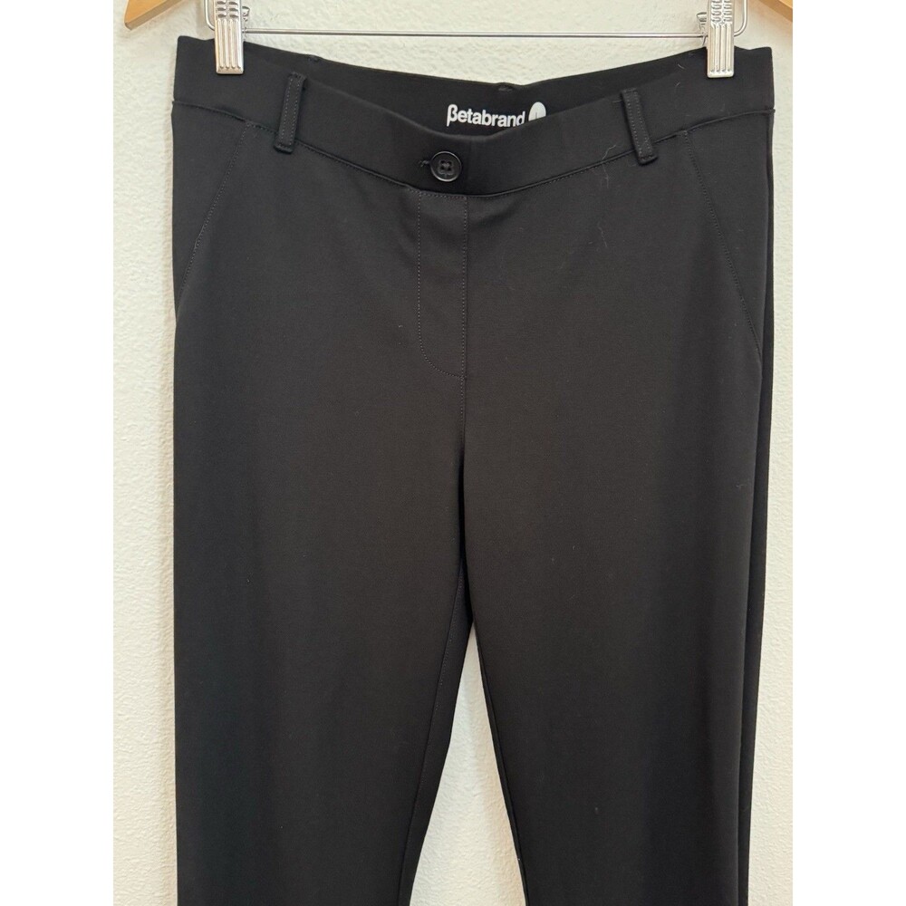 Betabrand Womens Pants Black Bootcut Dress Yoga Ponte Knit Stretch Size Large - Picture 2 of 8